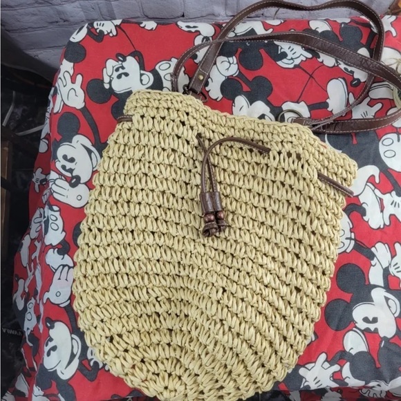 STRAW STUDIOS Straw shoulder bag, tassel detail - Picture 3 of 6